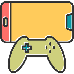 Joystick and mobile  Icon