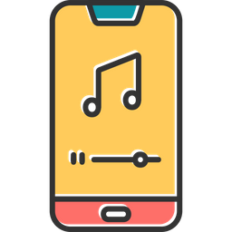 Mobiler Musikplayer  Symbol