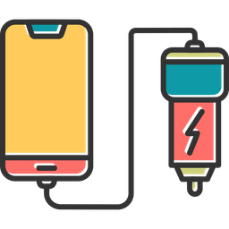 Car phone charging  Icon