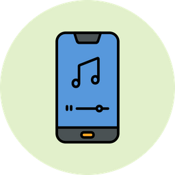 Mobile music player  Icon