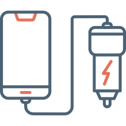 Car phone charging  Icon