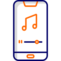 Mobiler Musikplayer  Symbol