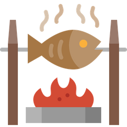 구운 생선  아이콘