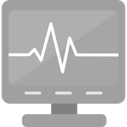 Leitura de eletrocardiograma  Ícone