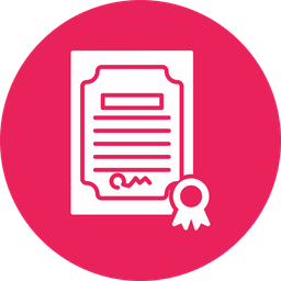 Certificate  Icon