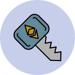 Ethereum key  Icon