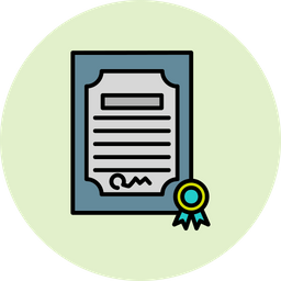 Certificate  Icon