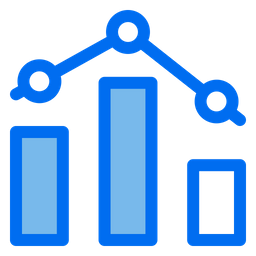Gráfico analítico  Ícone