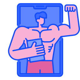 Fitnesstrainer  Symbol