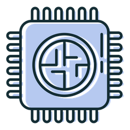 Chips de procesador  Icono