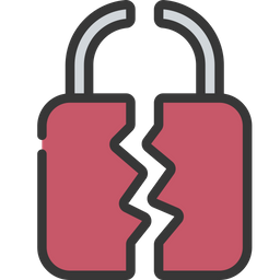 Broken Lock  Icon