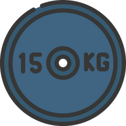 15 Kg Barbell  Icon