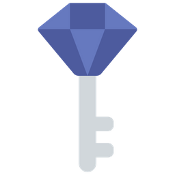 Diamant-Schlüssel  Symbol