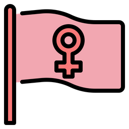 Feminism Flag  Icon