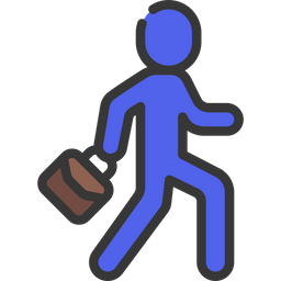 Businessman Walking  Icon