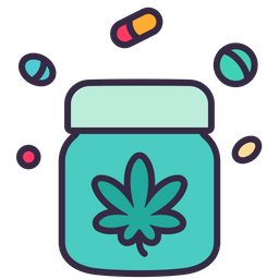 Cannabis medicine  Icon