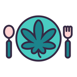 Cannabis food  Icon