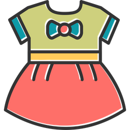 Baby girls dress  Icon