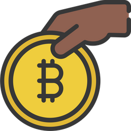 Moneda bitcoin  Icono