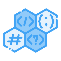 Coding Languages Comb  Icon