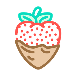 Chocolate Dipped Strawberry  Icon