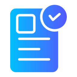 Approve Document  Icon