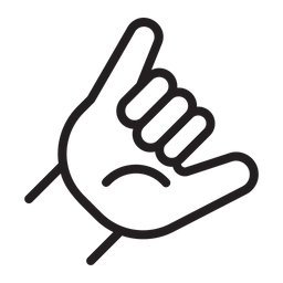 Hang Loose Hand  Icon