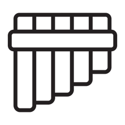 팬 플루트  아이콘