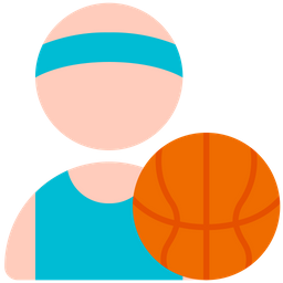 Basketball-Spieler  Symbol