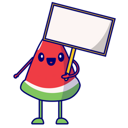 Protester Watermelon  Icon