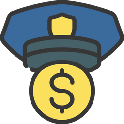 Korrupte Polizei  Symbol