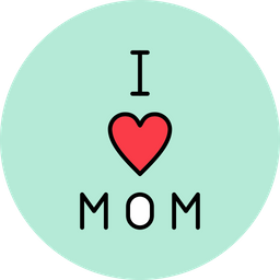 I Love Mom  Icon