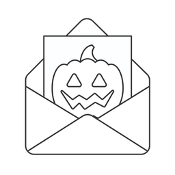 Halloween leaflet  Icon