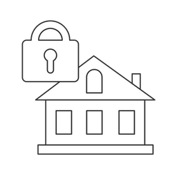 Locked house  Icon