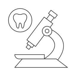 Zähne analysieren  Symbol