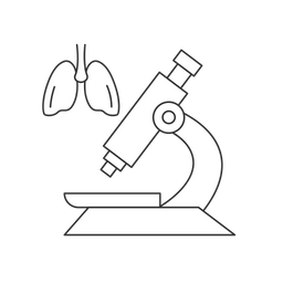 Analyzing lungs  Icon