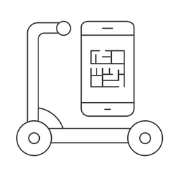 Mobile Applikation  Symbol