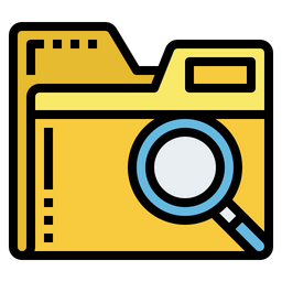 Folder Search  Icon