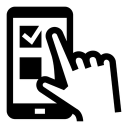 Elektronische Stimmabgabe  Symbol