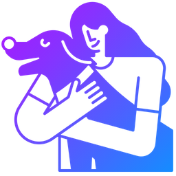 Caring Dog  Icon