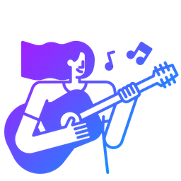 Guitar Playing  Icon