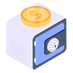 Bank Safe  Icon