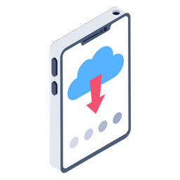 Cloud Downloading  Icon