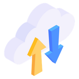 Cloud Transfer  Icon