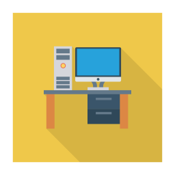 Computer desk  Icon