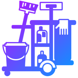 Cleaning Cart  Icon