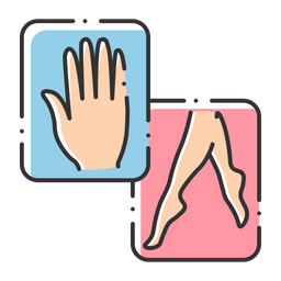 Hands and feet mask  Icon