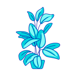 Beautiful potted plant  Icon