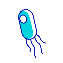 Bacterium Microorganism Living Icon