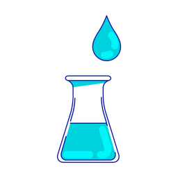 Laboratory conical flask  Icon